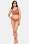 Amante Double Layered Non Wired Full Coverage Cami Bra - Caramel Nude — thumbnail 5
